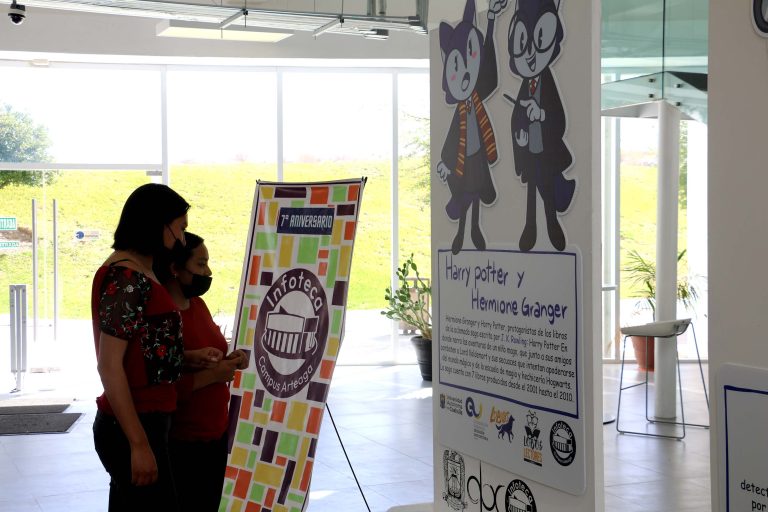 Celebra Infoteca Campus Arteaga su séptimo aniversario con la exposición “Lobitos Literarios”