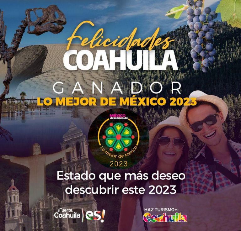 ¡El galardón más importante es para Coahuila!