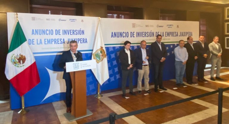 Anuncia MARS Y Chema Morales inversión de Jiaxipera México en Ramos Arizpe