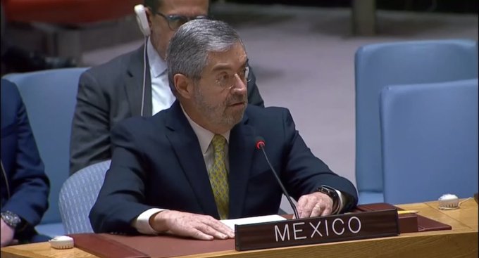 México pide ante ONU fortalecer lucha contra el tráfico de armas