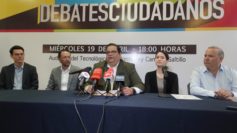 Organiza Coparmex Coahuila debate ciudadano con candidatos a la gubernatura de Coahuila