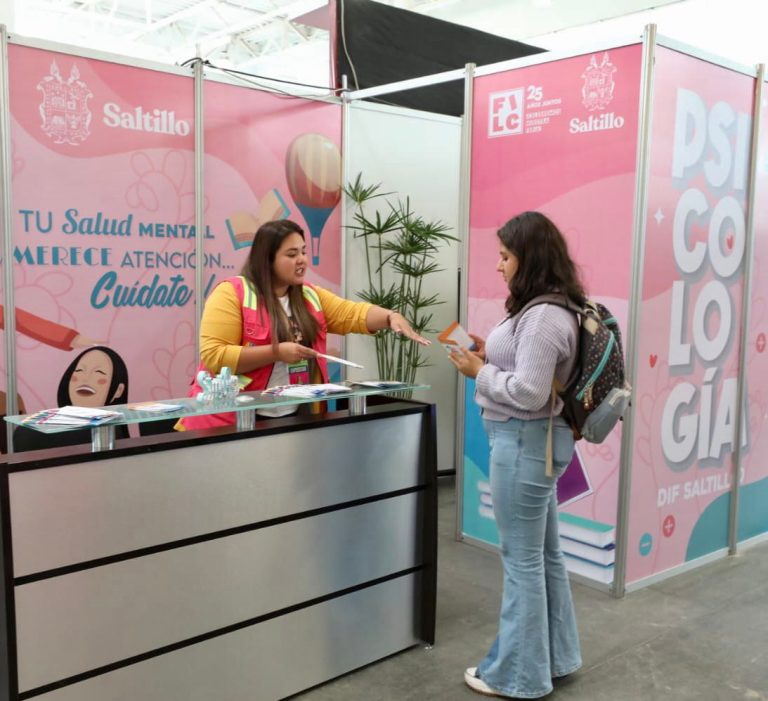 Presente Gobierno de Saltillo en Feria Internacional del Libro