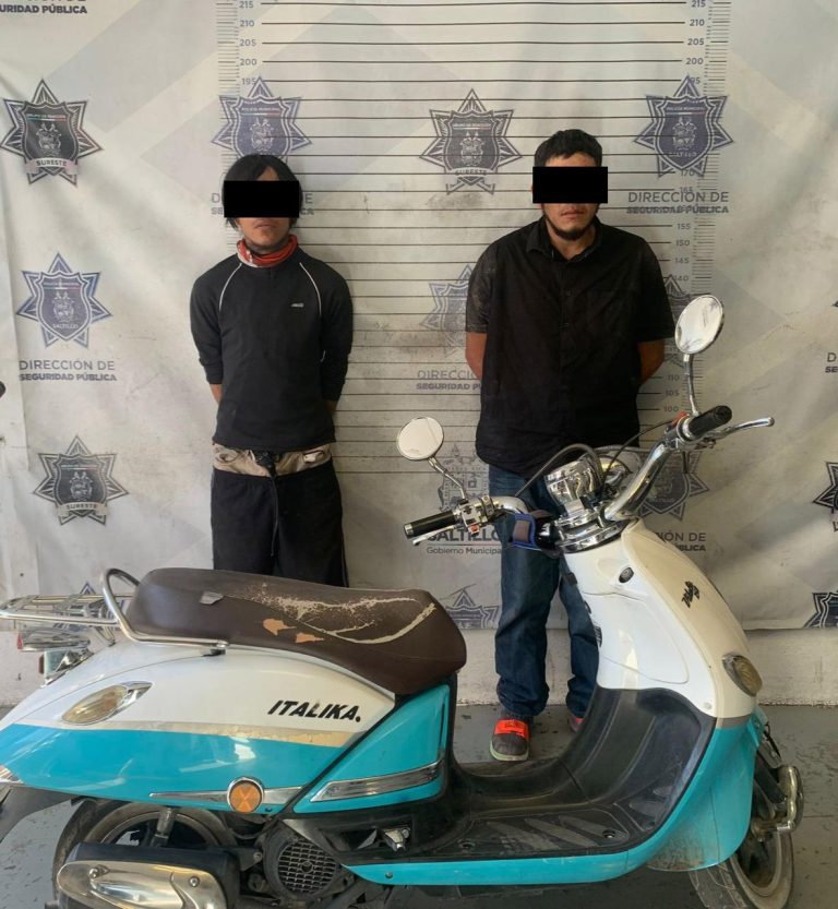 Recupera Comisaría de Seguridad moto robada; hay dos detenidos