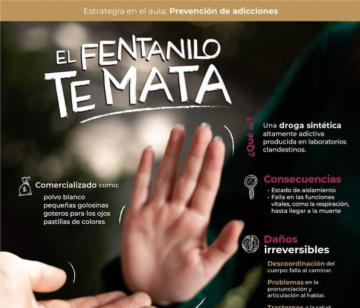 Realiza CIJ Saltillo campaña en redes para prevenir consumo de fentanilo en jóvenes y adolescentes