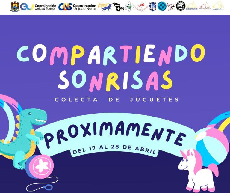 Convoca UA de C a participar en la colecta de juguetes “Compartiendo Sonrisas”