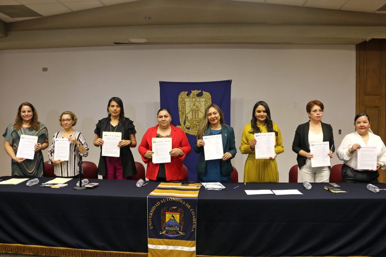 Firman Carta Compromiso para trabajo interinstitucional pro igualdad de género las directoras de Escuelas y Facultades de la Unidad Saltillo de la UA de C