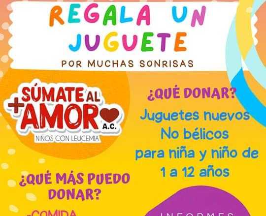 Inicia Niños con Leucemia campaña “Regala un juguete por muchas sonrisas”