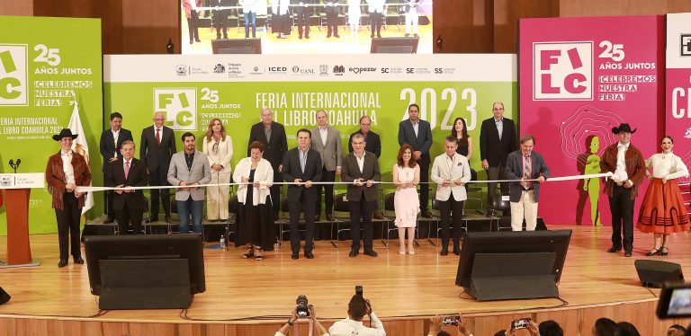 Inicia la Feria Internacional del Libro de Coahuila 2023 en el Centro Cultural Universitario de la UA de C