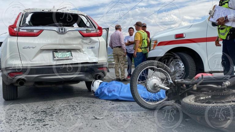 Muere motociclista tras accidente en Saltillo