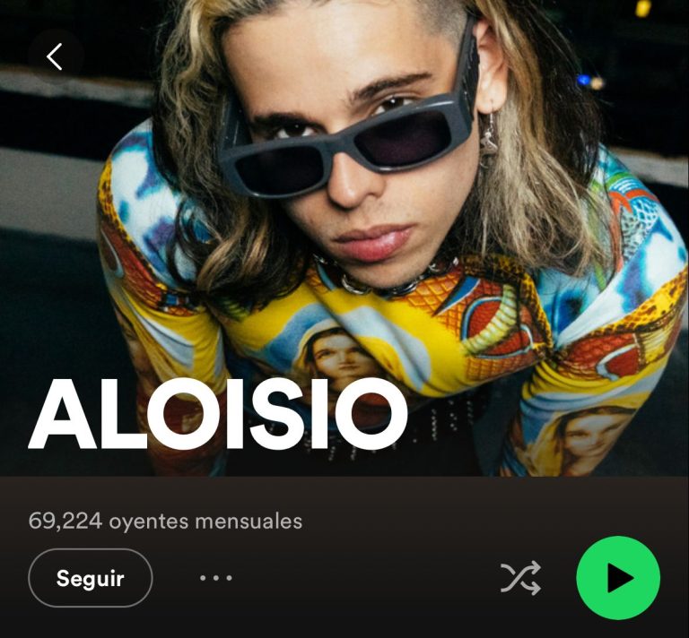 Aloisio el joven cantante que asciende con sus éxitos musicales