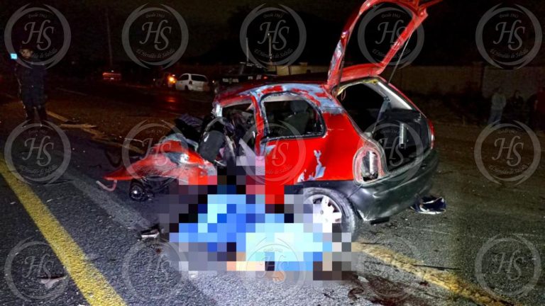 Alcohol y velocidad: Fatal accidente sobre la carretera a Zacatecas