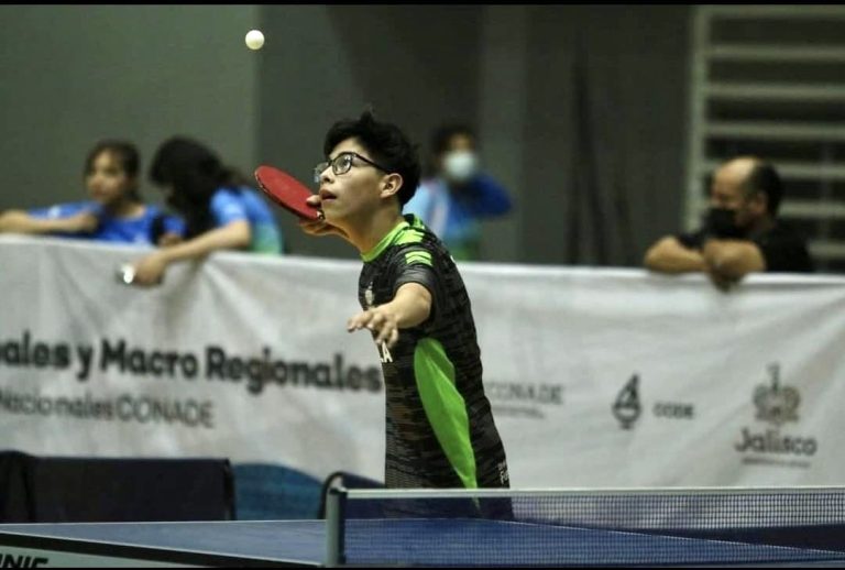 Coahuilense Jorge Rodríguez destaca en el Centroamericano Juvenil de Tenis de Mesa