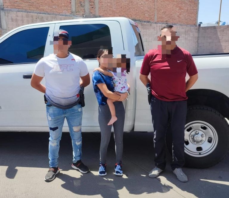 Localizan a la bebé Ximena Sophía en Aguascalientes; su padre es detenido por sustracción de menores