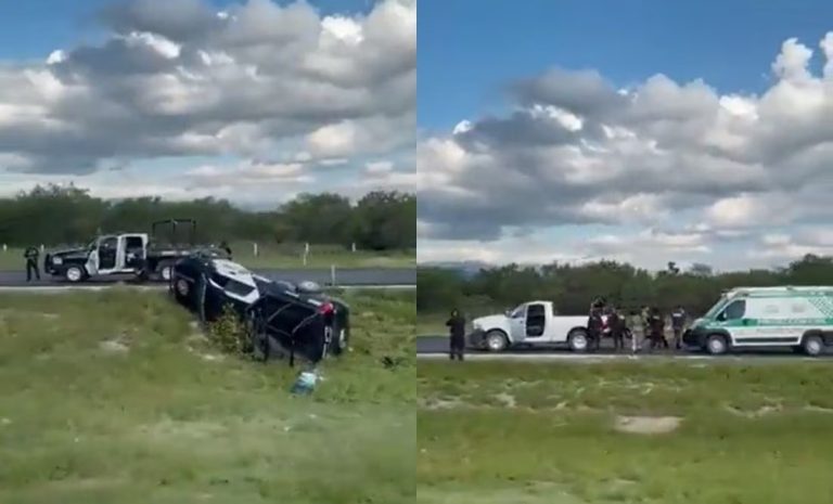 Mueren 10 presuntos sicarios al enfrentarse a Fuerza Civil en la autopista Monterrey-Nuevo Laredo