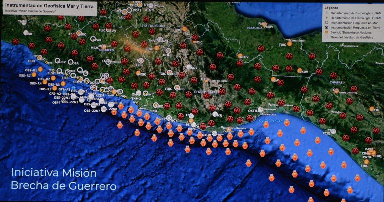 Por primera vez, universitarios miden rotación del fondo oceánico causada por sismos lentos