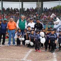 Realizan Liga de Béisbol infantil Sur “Ojo de Agua” en Ramos Arizpe