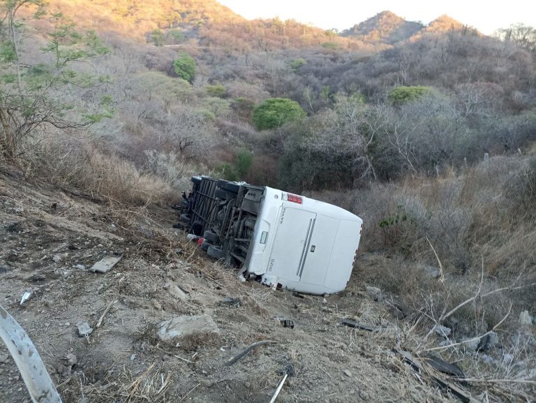 Autobús cae a barranco en Jalisco; viajaba equipo infantil de futbol