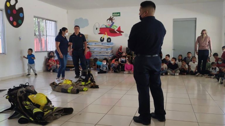 Capacita Gobierno de Saltillo a niñas y niños en prevención de incendios