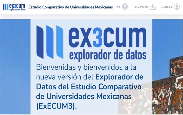 El nuevo ExECUM3: una poderosa herramienta de investigación sobre la educación superior mexicana