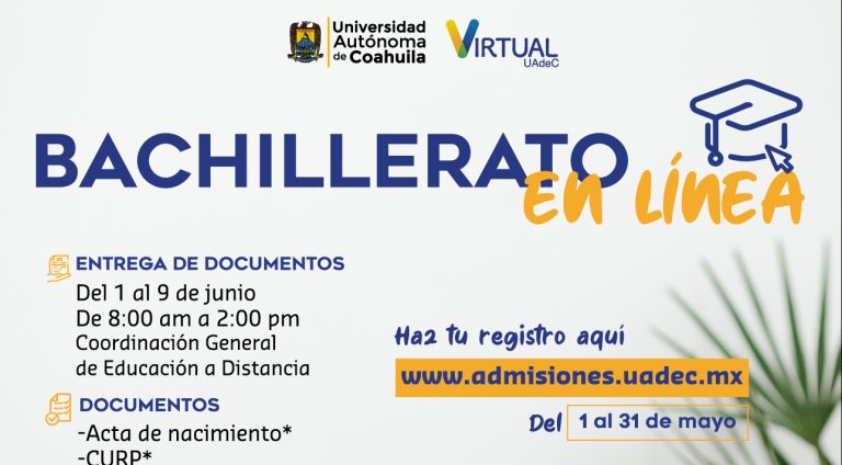 Estudia en la UA de C el Bachillerato en Línea