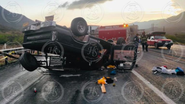 Fatal accidente en la carretera libre Saltillo-Torreón