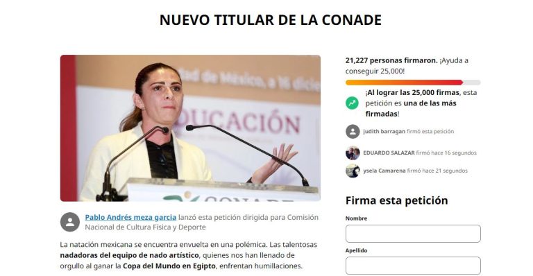 Lanzan petición en Change.org para sustituir a Ana Gabriela Guevara de la CONADE