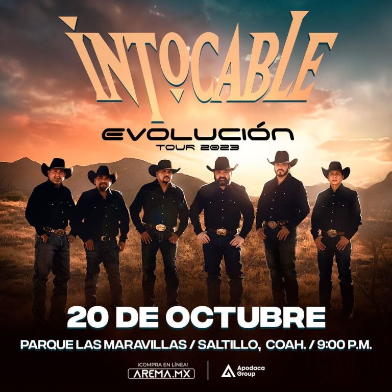 Llega grupo Intocable a Saltillo con su “Evolución Tour 2023”