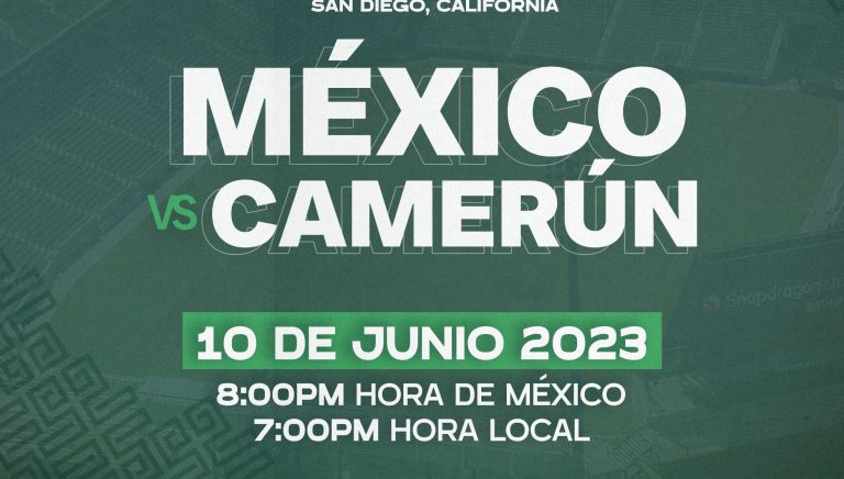 México anuncia partido amistoso contra Camerún en EU