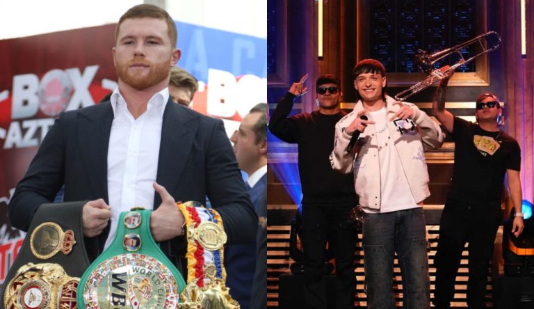 Peso Pluma entonaría Himno Nacional en la pelea del “Canelo”