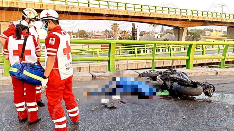 Muere otro motociclista en Saltillo; no llevaba casco