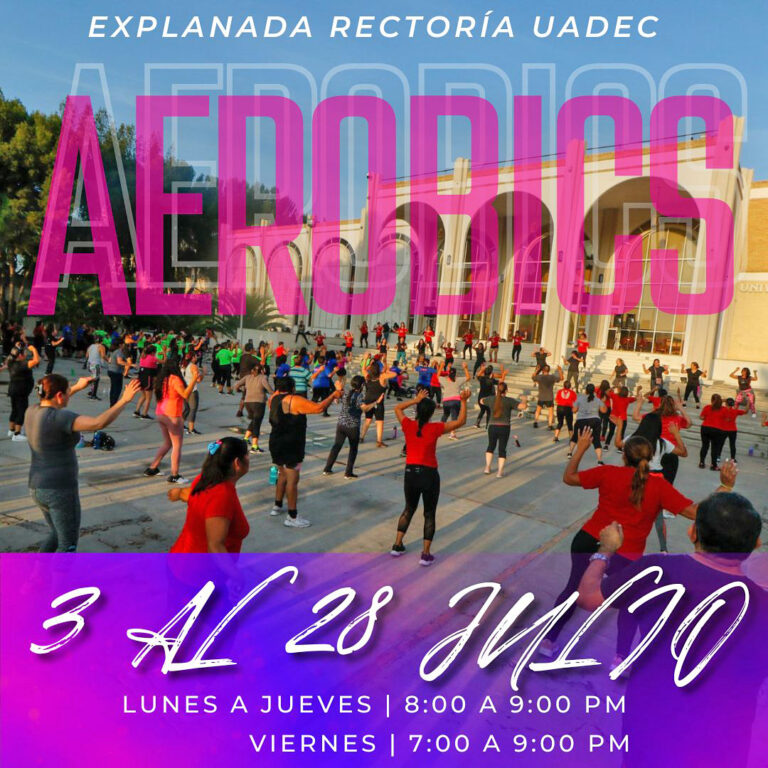 Aprovecha la oportunidad de activarte y convivir en el  “Curso de verano de aerobics” de la UA de C   