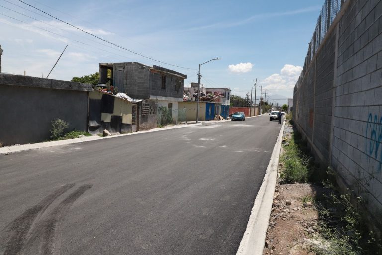 Concluye pavimentación en la Postal Cerritos