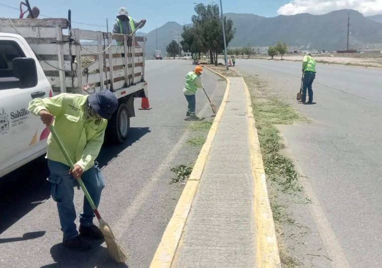 Saltillo trabaja permanente en su limpieza