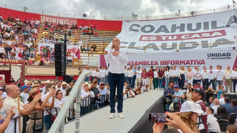 Reconoce Claudia Sheinbaum falta unidad de MORENA en Coahuila