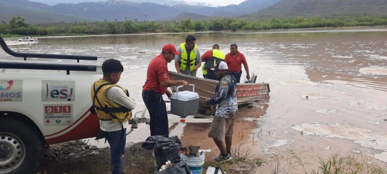 ¡Se visten de héroes! Evitan Policía Ambiental y PC tragedias en Saltillo y Ramos Arizpe