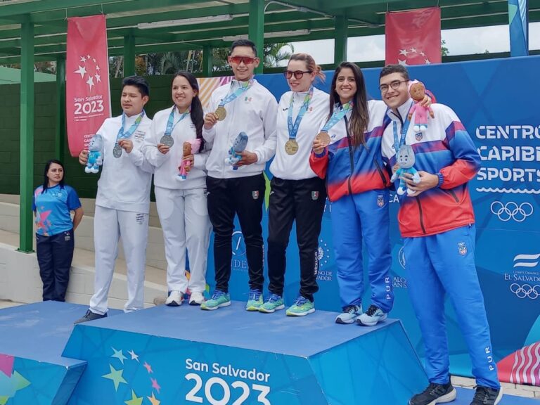 Coahuilense Edson Ramírez sumó su tercer oro en JCC San Salvador 2023