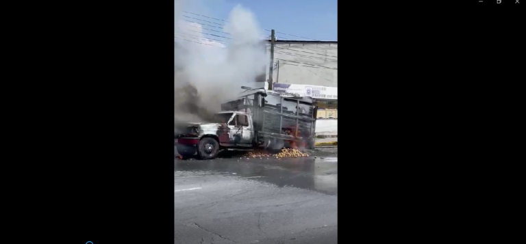 Se le queman las papas en pleno periférico