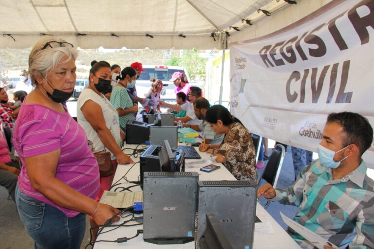 Expedirán actas de nacimiento gratis en Plaza de Armas de Ramos Arizpe