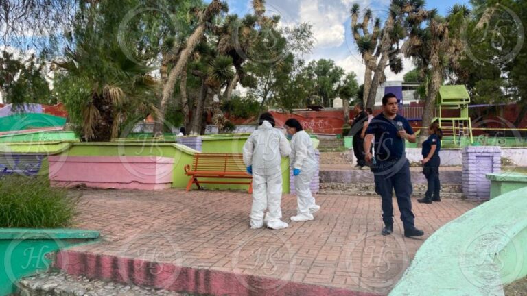 Hallan sin vida y en avanzado estado de putrefacción a migrante en una plaza pública de Saltillo