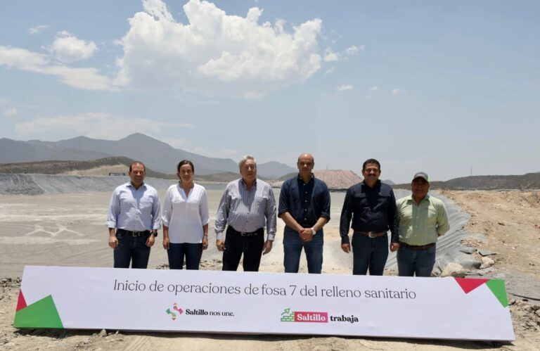 Inaugura Saltillo nueva fosa del relleno sanitario