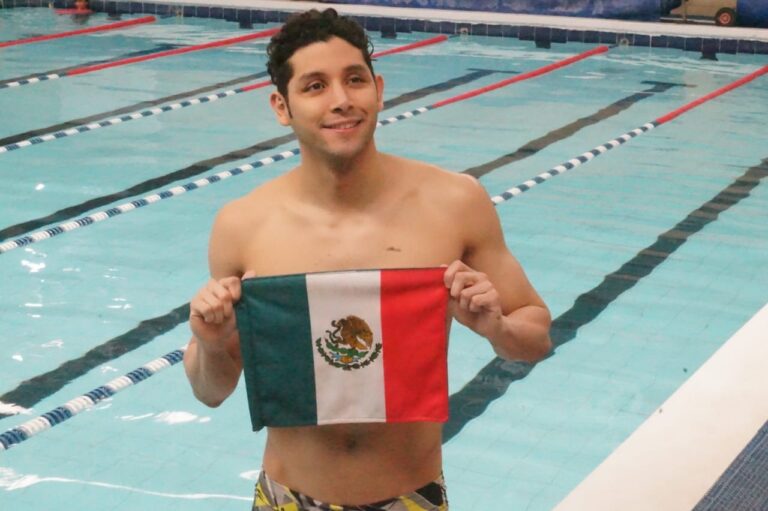 Listo coahuilense Miguel de Lara para el Mundial de Natación en Japón