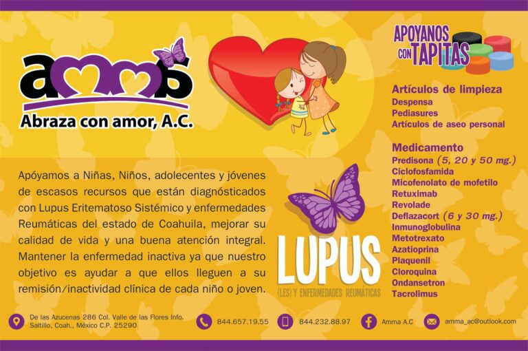 Nace en Saltillo la nueva asociación Abraza con Amor AC, para apoyar a niños, adolescentes y jóvenes con Lupus