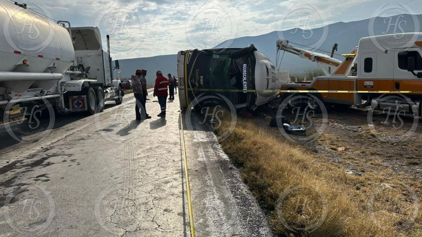 Accidente en la SaltilloZacatecas deja 8 personas sin vida y 30 lesionados