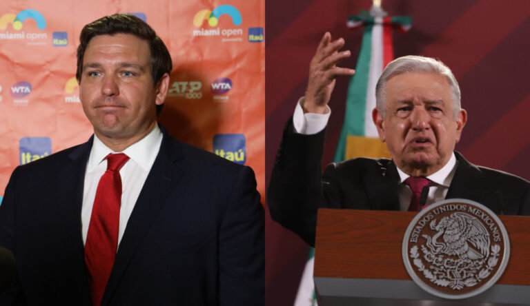 Arremete López Obrador contra reforma migratoria del gobernador de Florida