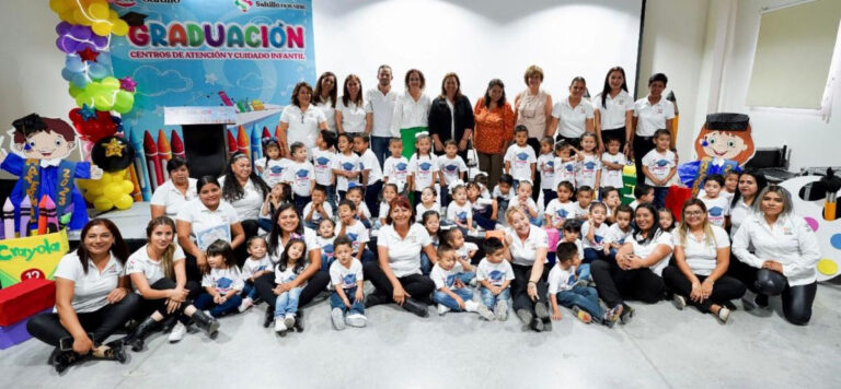 Celebran graduación en los 5 Centros Infantiles del DIF Saltillo