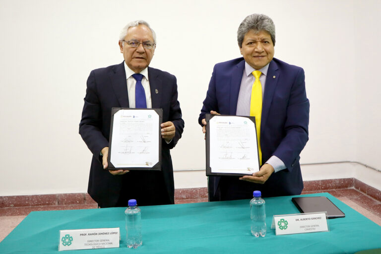 Cinvestav firma convenio de colaboración académica con el Tecnológico Nacional de México