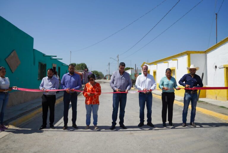 Con obras de pavimentación se avanza en la transformación del Ejido Paredón