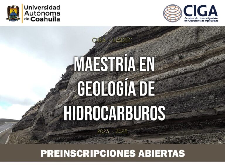 Cursa en la UA de C la Maestría en Geología de Hidrocarburos