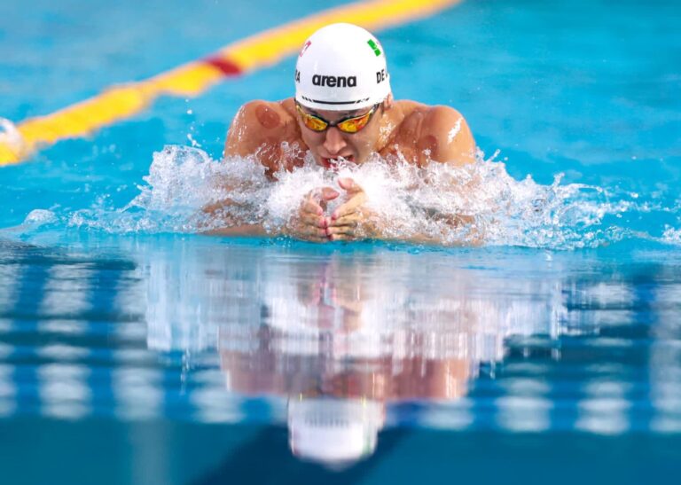 Impone coahuilense Miguel de Lara récord mexicano en el mundial de natación de Fukuoka