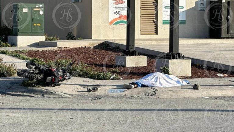 Motociclista es derribado y muere en Saltillo